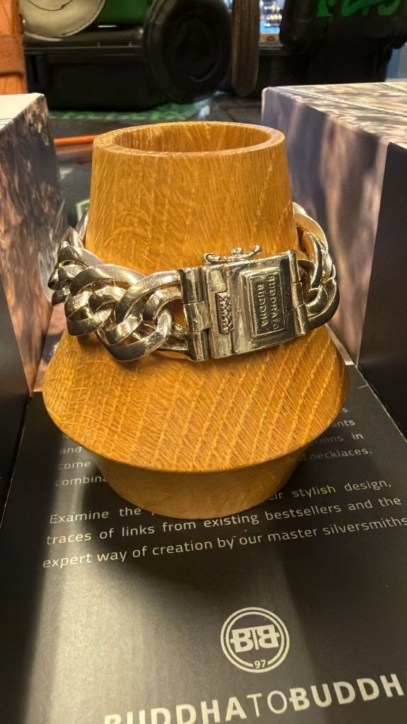 BUDDHA TO BUDDHA ARMBAND TYPE 211 E NATHALIE SMALL € 249,95, Ophalen of Verzenden, Zo goed als nieuw, Zilver, Zilver