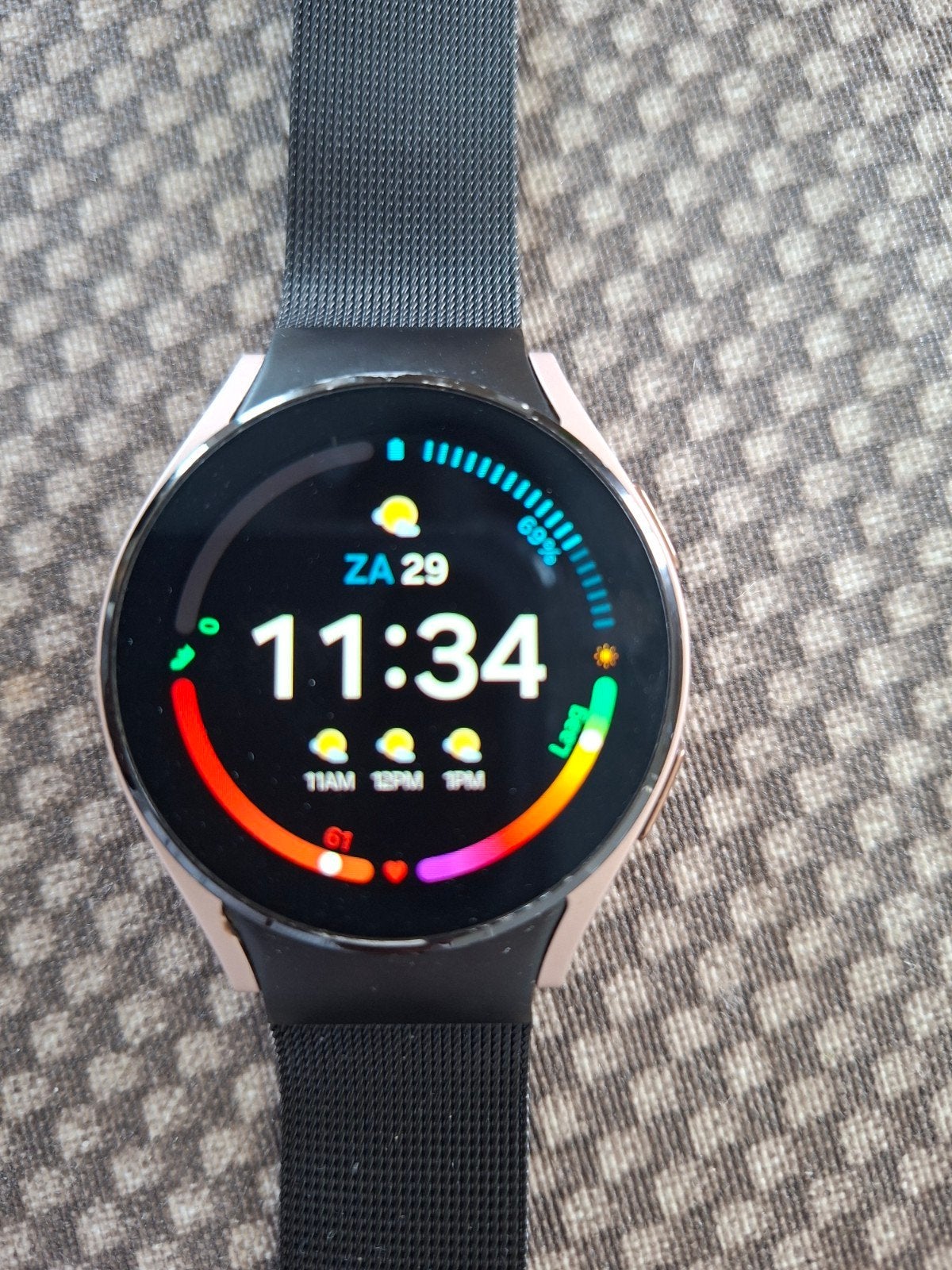 Samsung Galaxy Watch 4 - Roségoud met extra bandjes, Gebruikt, Ophalen of Verzenden, Samsung, Android