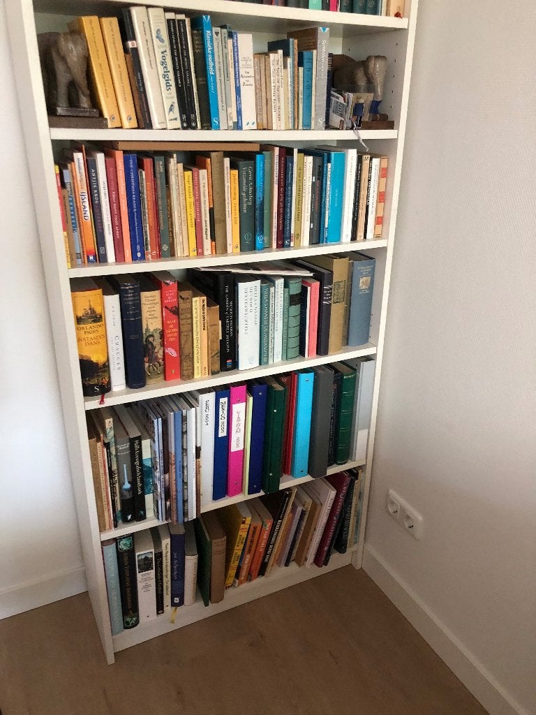 Witte boekenkast Billy, Ophalen, 200 cm of meer, 50 tot 100 cm, Zo goed als nieuw