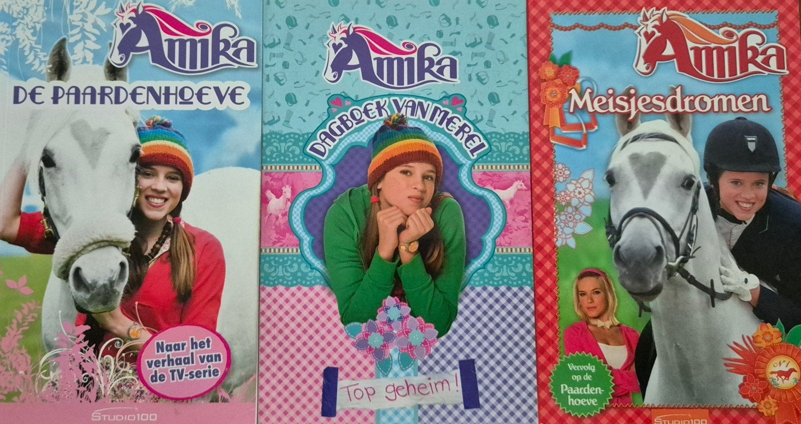 Amika  - Meisjesdromen, Dagboek van Merel, De Paardenhoeve, Boeken, Ophalen, Gelezen, Studio 100, Fictie algemeen