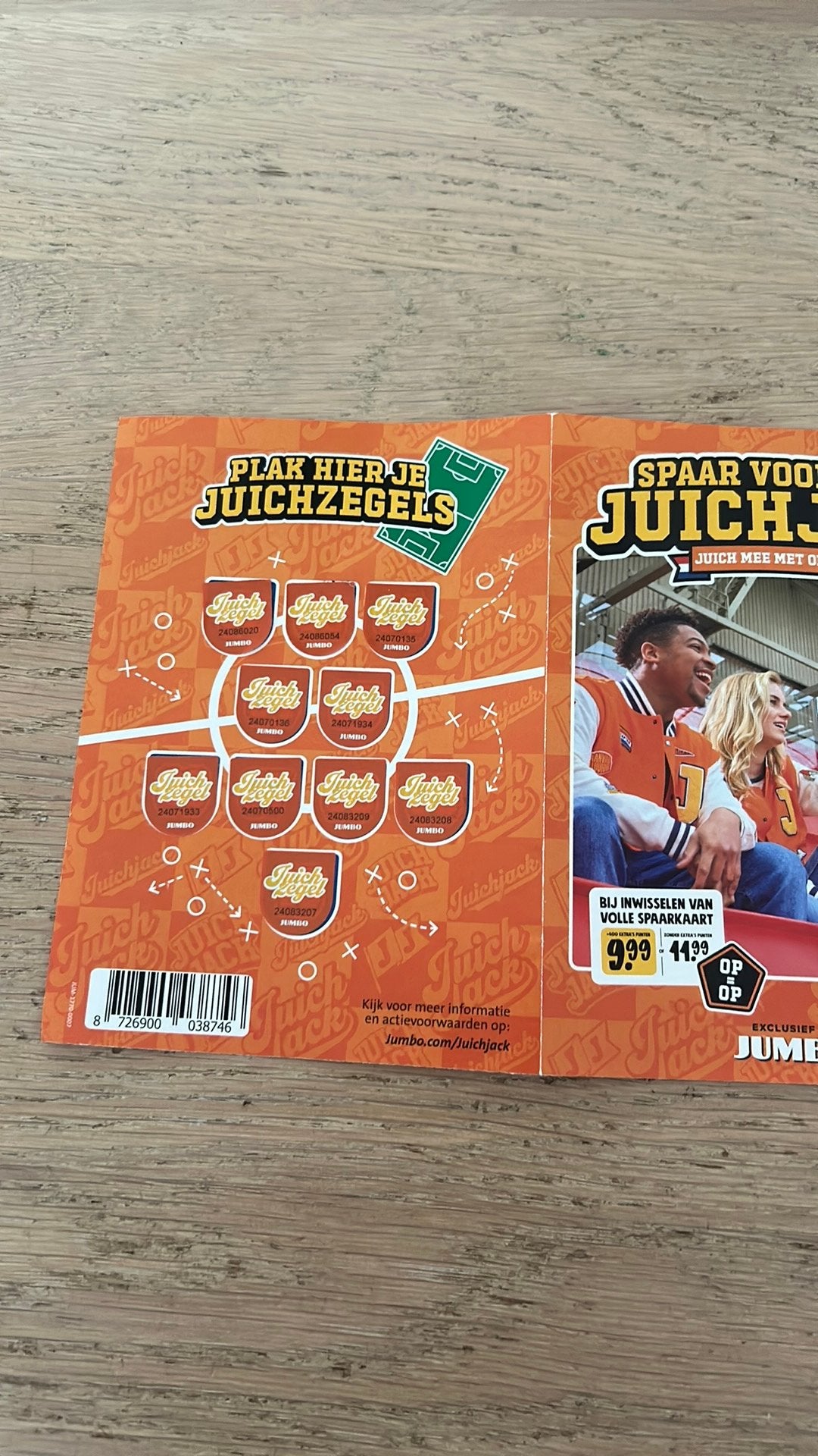 Volle spaarkaart - Juichjack Jumbo, Jumbo, Ophalen of Verzenden