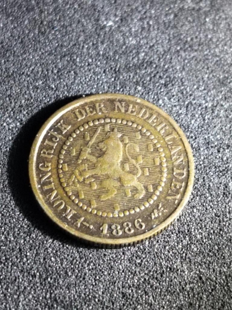 1/2 cent 1986 Willem 3, Ophalen of Verzenden, Koning Willem I, 1 cent