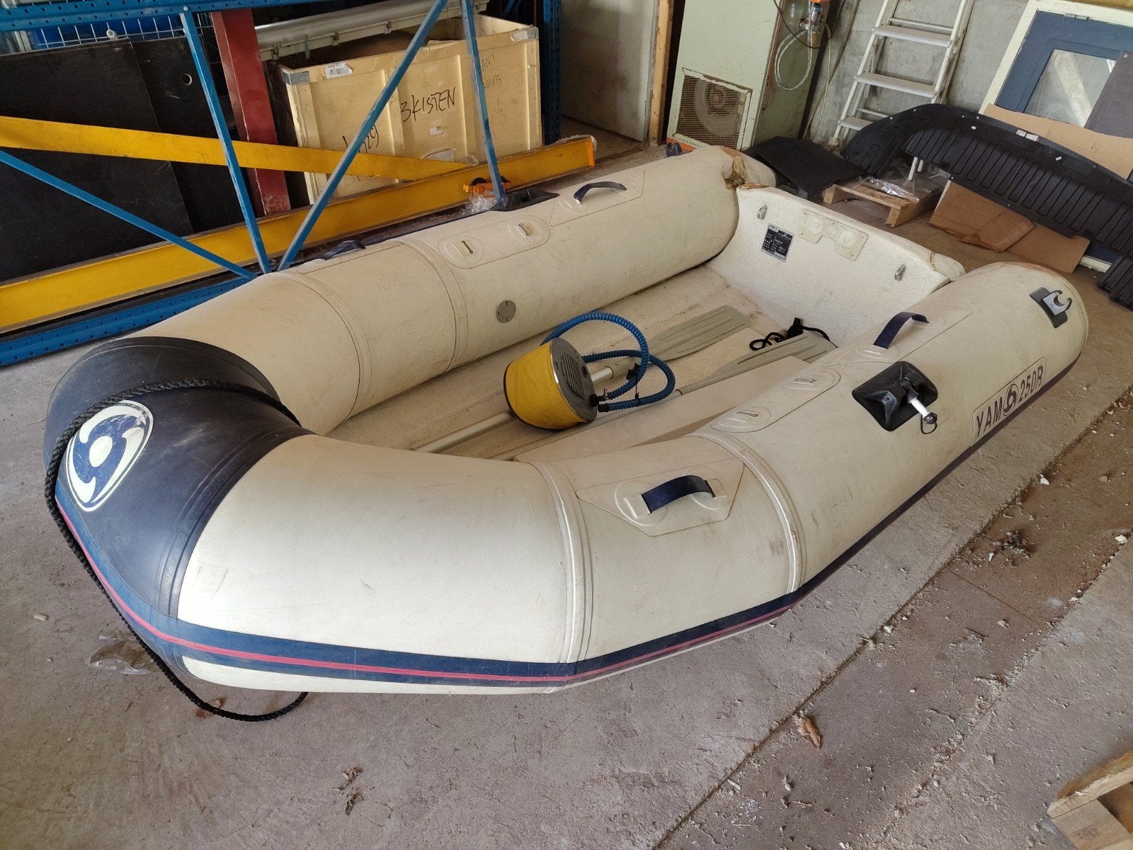 Yamaha YAM 250R Rubberboot met Yamaha F4AMH buitenboordmotor, Watersport en Boten, Ophalen, Gebruikt, Viertaktmotor, Buitenboordmotor