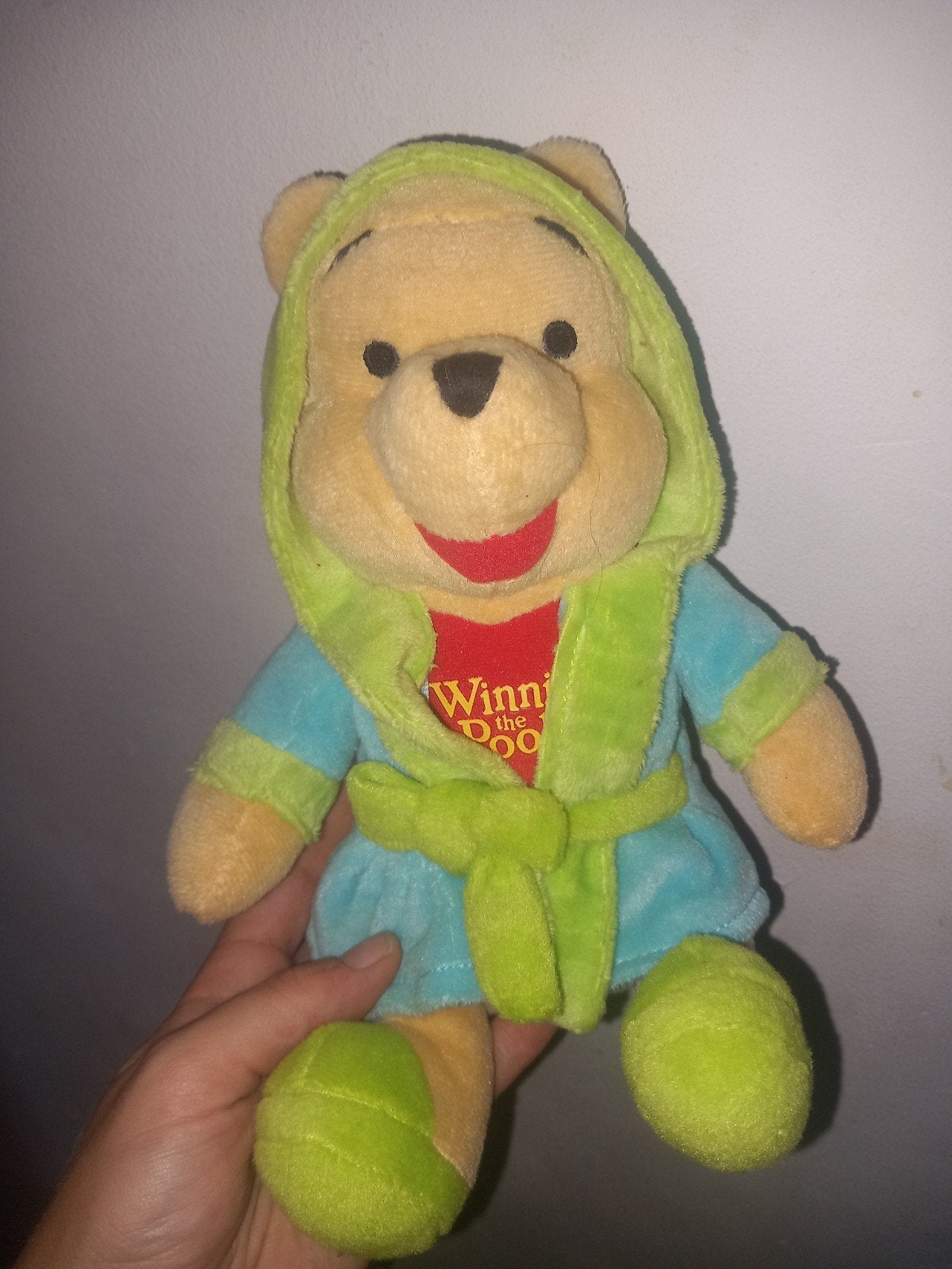 winnie the Pooh met badjas knuffel, Ophalen of Verzenden, Zo goed als nieuw