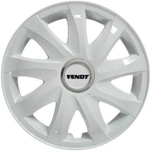 Caravan wieldop wit met opdruk Fendt (set van 2 stuks), Caravans en Kamperen, Nieuw, Info@kadoootje.nl, Kadoootje, 5306ax