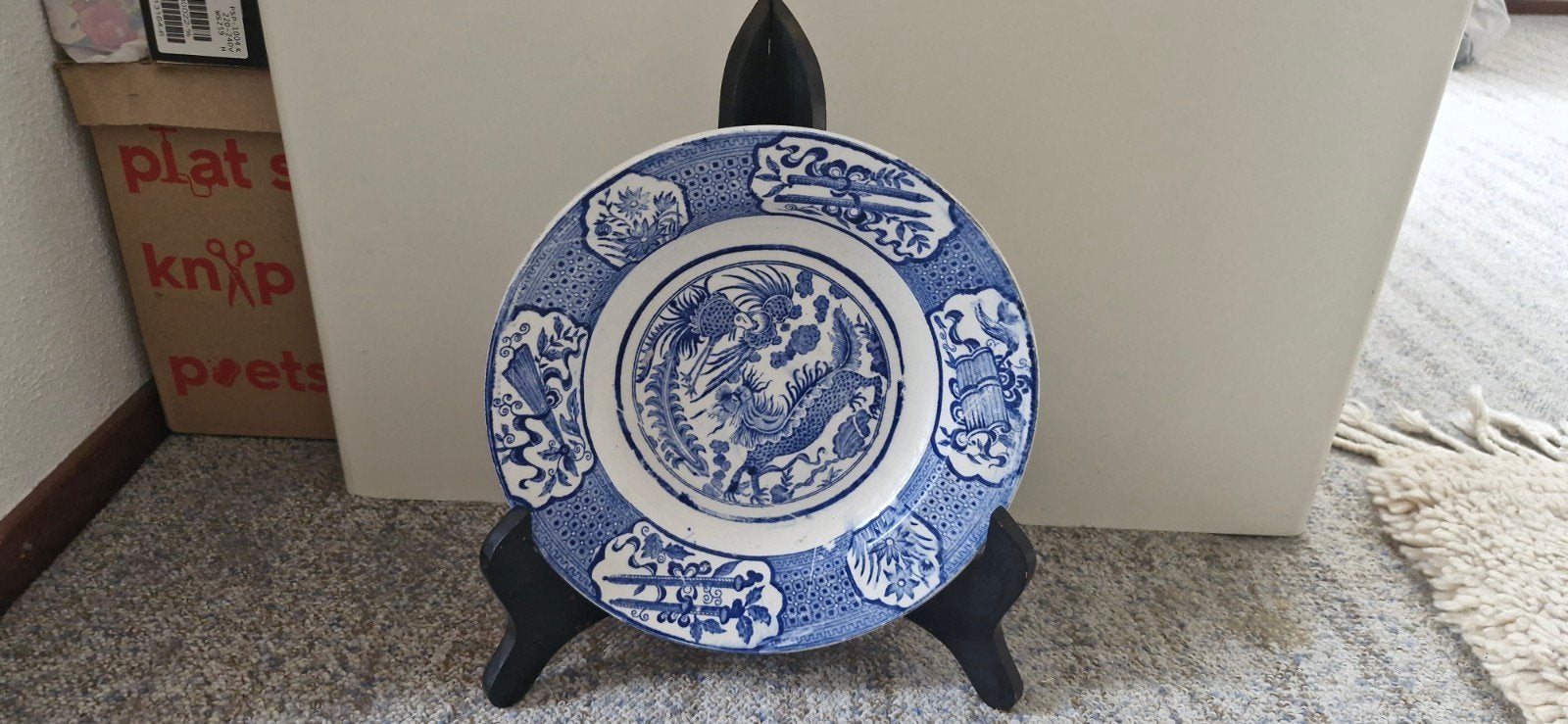 Antiek soepbord, Ophalen of Verzenden
