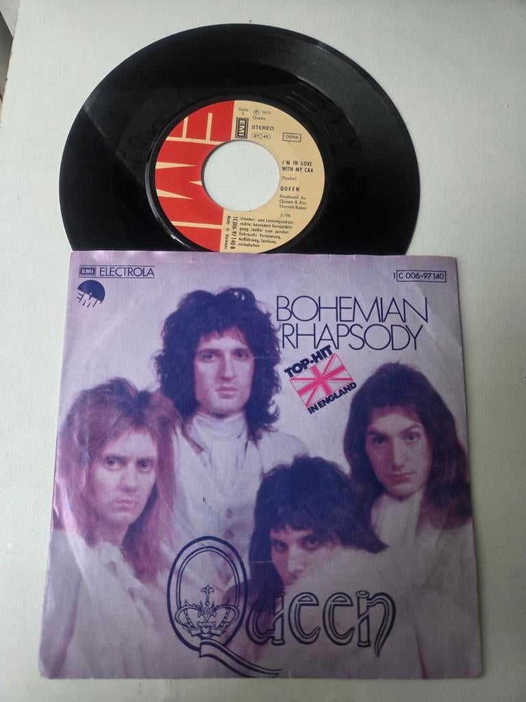 Queen - Bohemian Rhapsody / I'm In Love With My Car, Cd's en Dvd's, Vinyl Singles, Ophalen of Verzenden