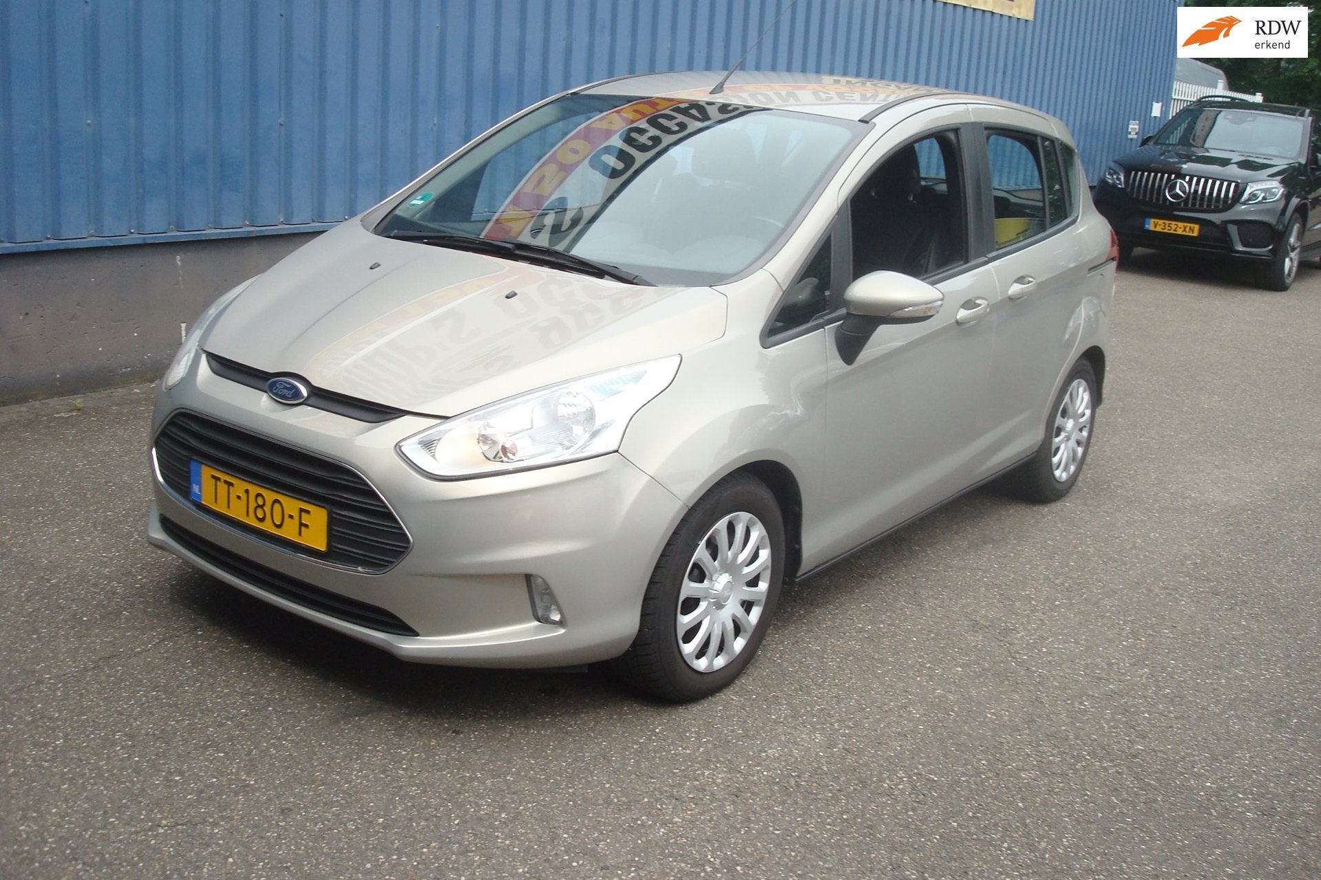 Ford B-Max 1.0 EcoBoost Style, Airco. cruise control, trekha, Voorwielaandrijving, Euro 5, 101 pk, Gebruikt