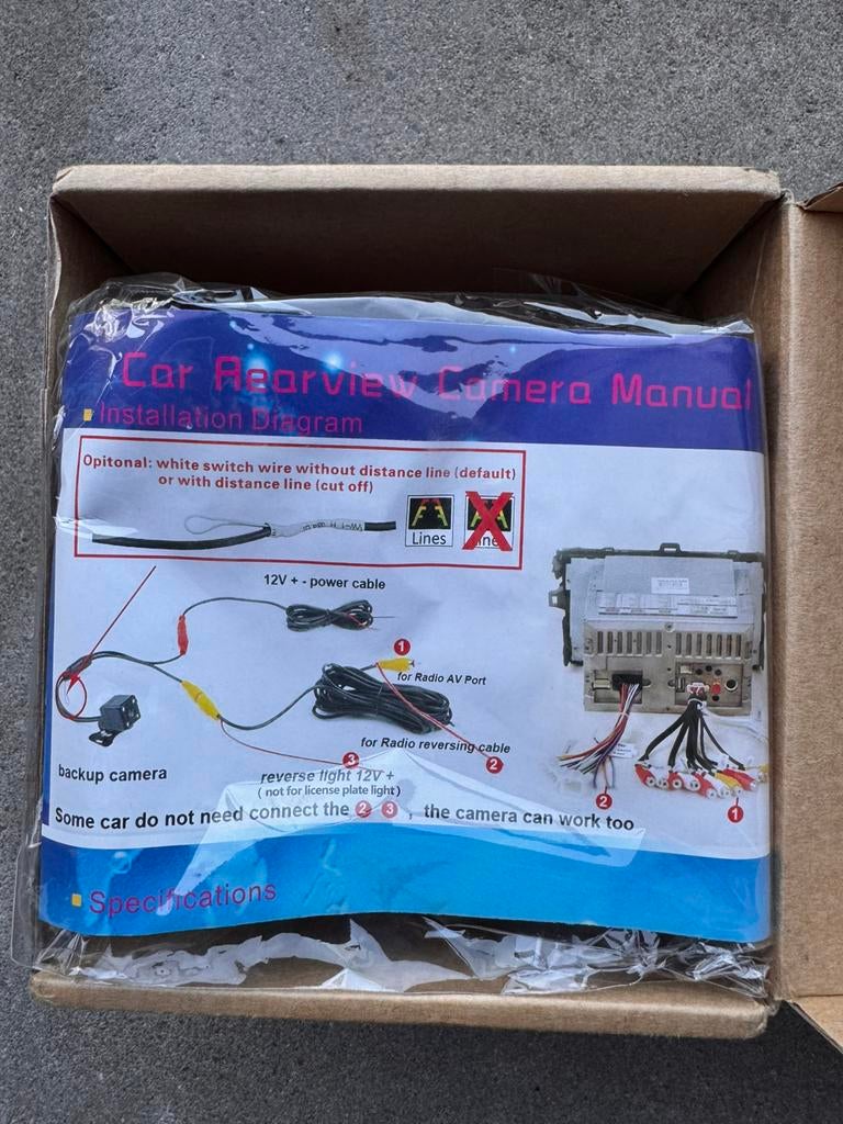 Achteruitrijcamera, Auto-onderdelen, Ophalen of Verzenden, Nieuw