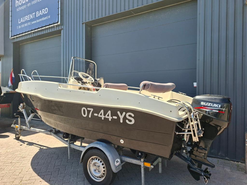 Prachtige Marion 440  + Suzuki 25PK 4 Takt V-Twin, Ophalen of Verzenden, Zo goed als nieuw, Elektrische start, 10 tot 30 pk
