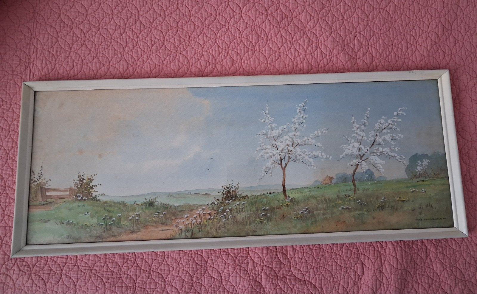 Piet Zonneveld aquarel, Antiek en Kunst, Ophalen