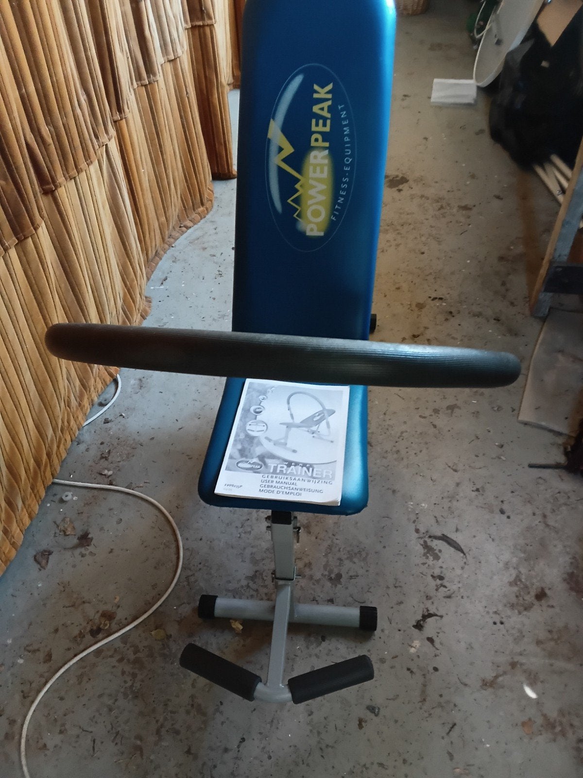 Banktrainer /Halterbank voor een sportief lichaam, Sport en Fitness, Fitnessapparatuur, Ophalen, Gebruikt, Krachtstation, Buik