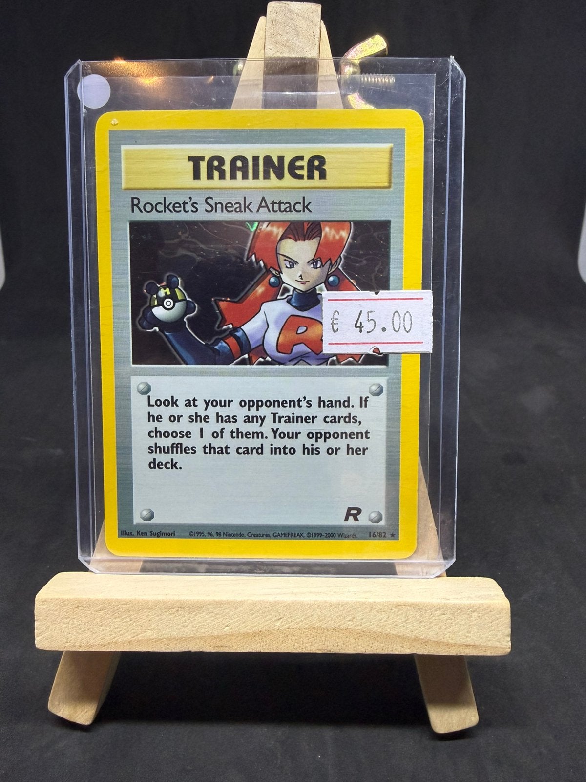 Rocket’s sneak attack 16/82 holo nm/exc+, Ophalen of Verzenden, Zo goed als nieuw