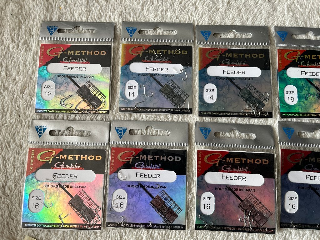 adv 448 / NIEUW set 8 pakjes haakjes GAMAKATSU, Ophalen of Verzenden, Nieuw, Haak