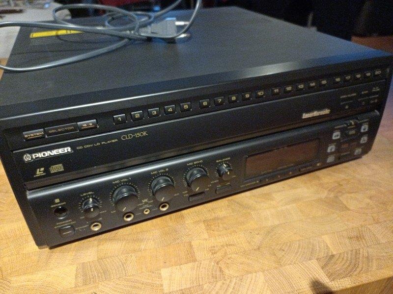 Pioneer CLD-150K Laserdisc speler; AB; 13 karaoke discs; mic, Ophalen, Gebruikt, Overige typen