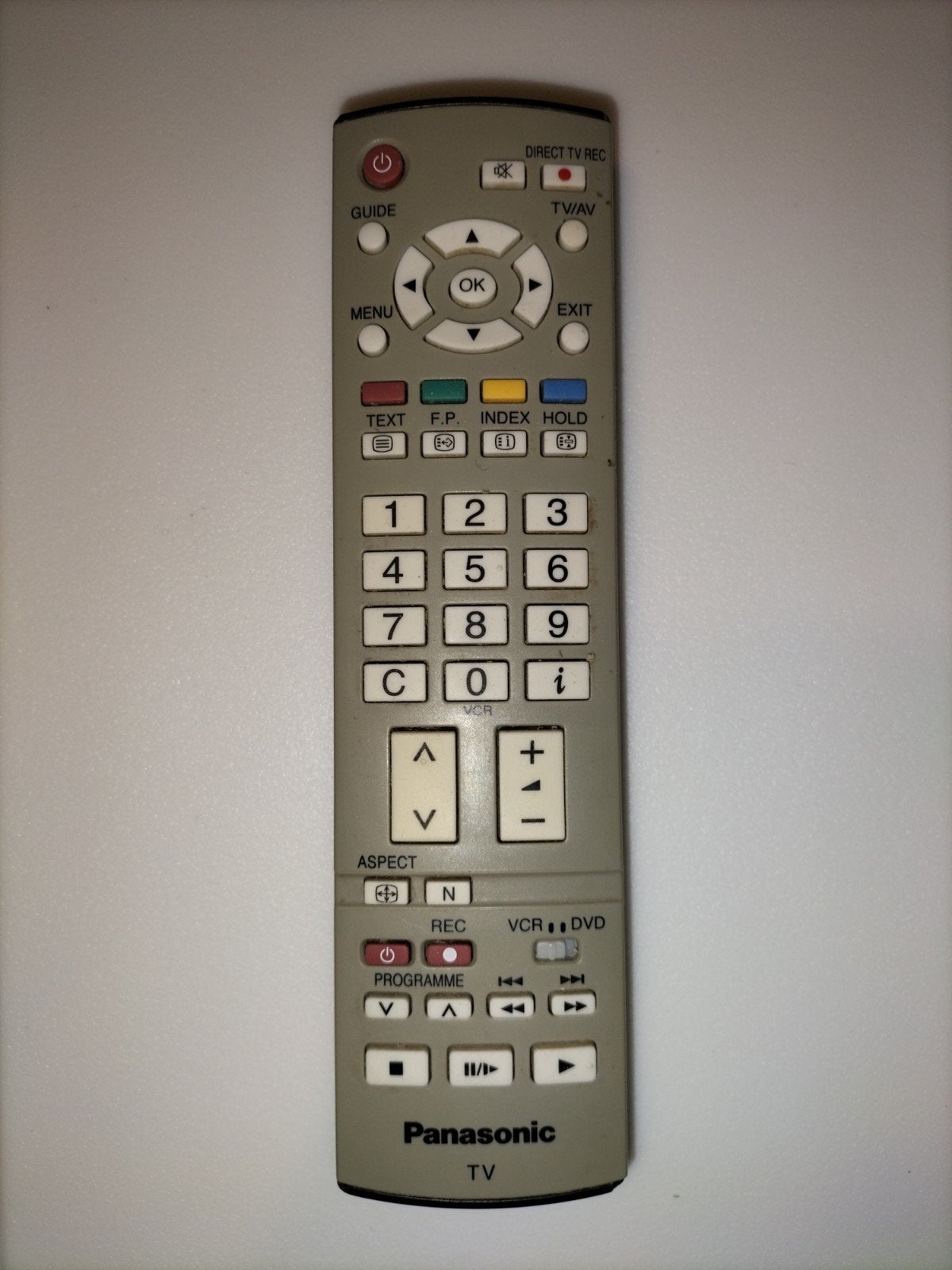 Panasonic Afstandsbediening EUR7651090 TV/VCR Grijs, Ophalen of Verzenden, Origineel