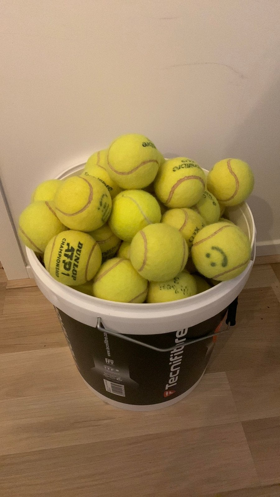 100 gebruikte tennisballen, Ophalen, Gebruikt, Hondenballen