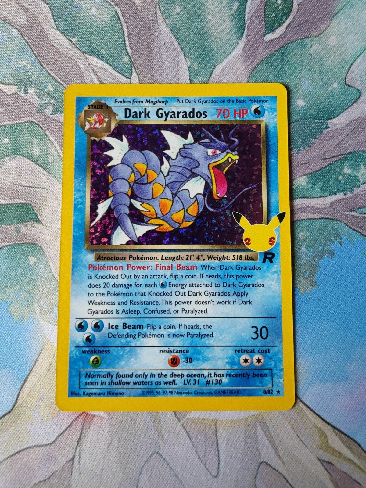 Pokemon celebrations dark Gyarados Holo 8/82, Ophalen of Verzenden, Nieuw, Losse kaart, Foil