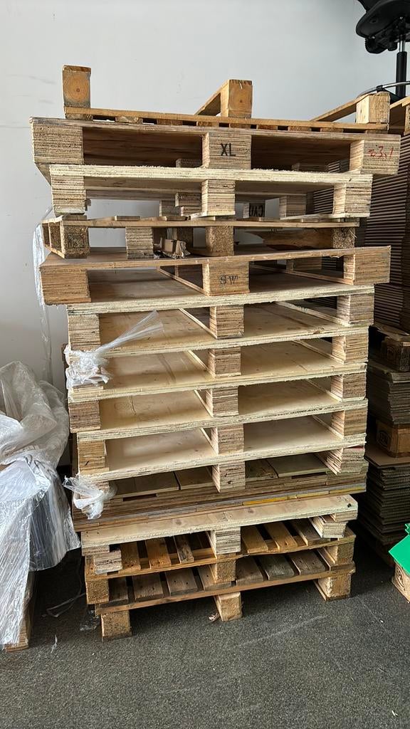 Gratis pallets met dichte bovenkant, Ophalen, Zo goed als nieuw, Pallet, Minder dan 200 cm