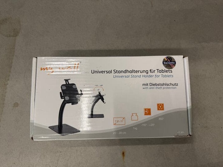 Universele Standaard Houder voor Tablets met Anti-diefstal, Computers en Software, Tablet-hoezen, 10 inch, Duitsland, Overige typen