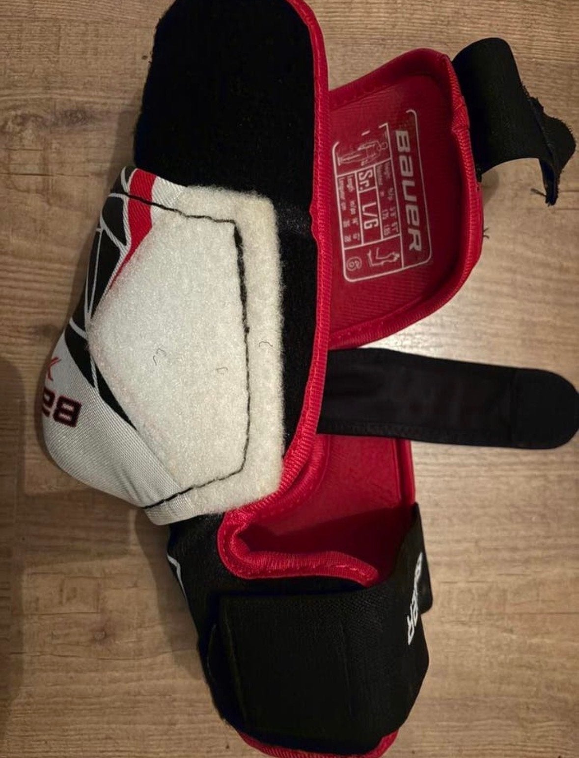 Bauer Vapor X80 elleboogbeschermers - Senior L/G, Ophalen of Verzenden, Gebruikt