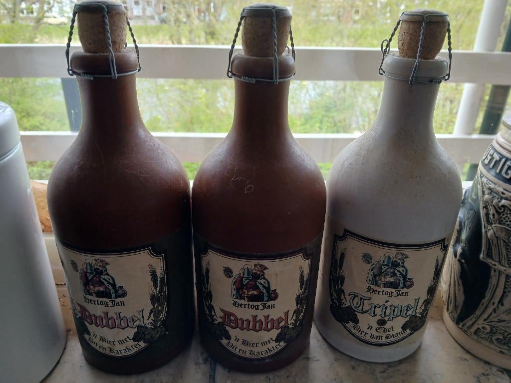 30 jaar oude hertog jan kruiken, Verzamelen, Biermerken, Ophalen, Nieuw, Flesje(s), Hertog Jan