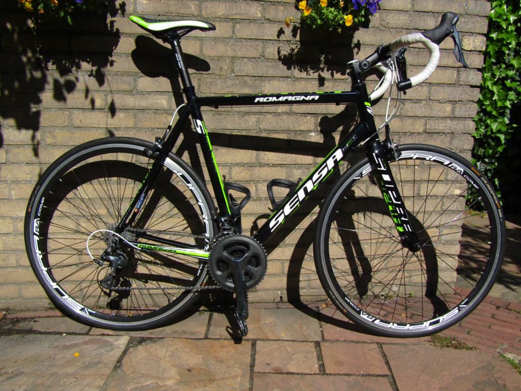 Te koop Sensa Romagna. 60cm frame, 28 inch, Gebruikt, Velgrem, Aluminium