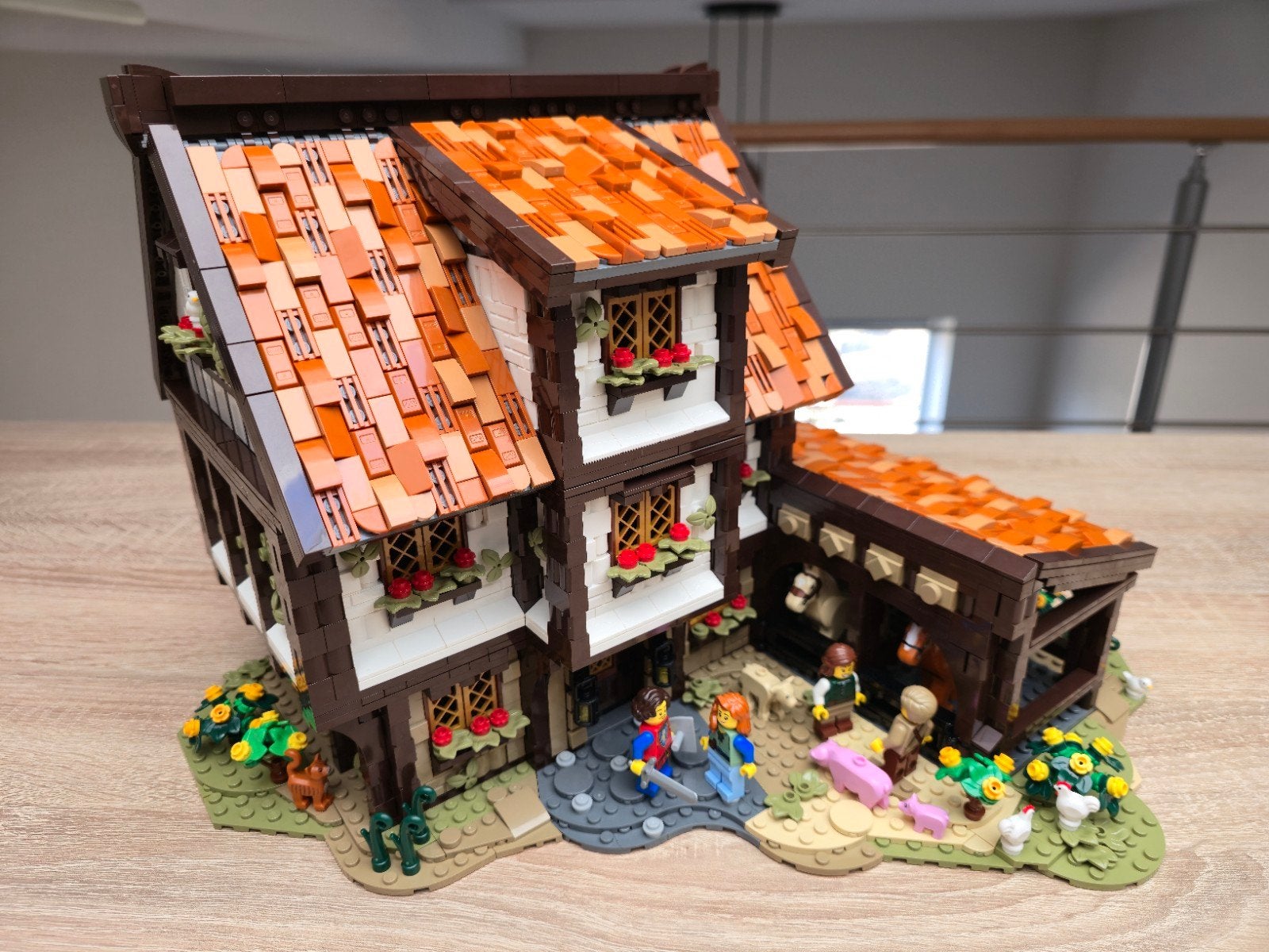 LEGO MOC - Stables & Inn, Ophalen of Verzenden