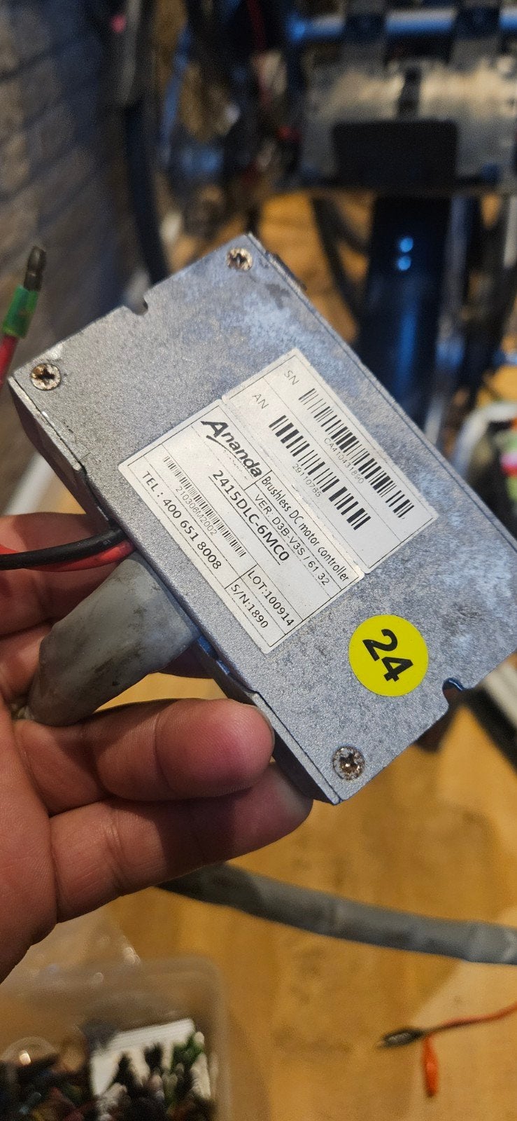 Apanda Brushless DC motor controller 2415DLC-6NICO, Elektrische fiets, Gebruikt, Apanda, Ophalen of Verzenden