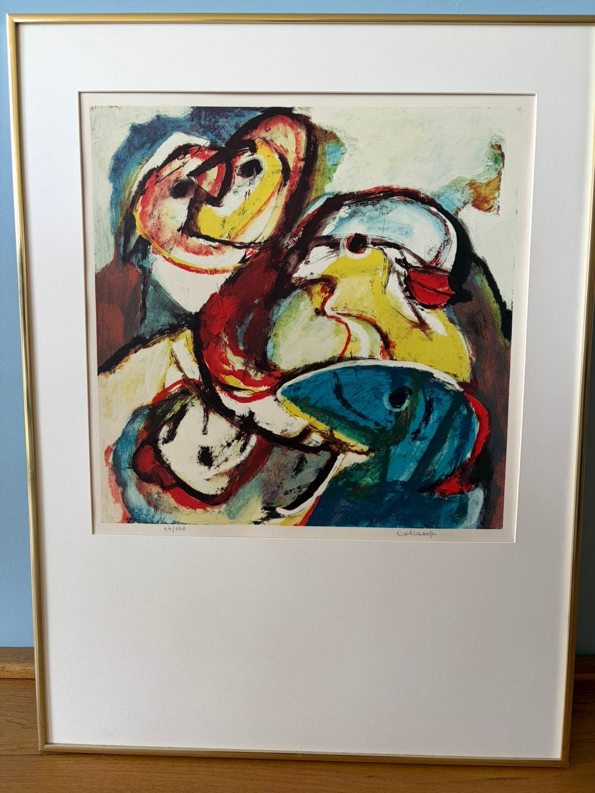 Jan Cobbaert, Ophalen, Papier/karton, Gesigneerd, Dieren