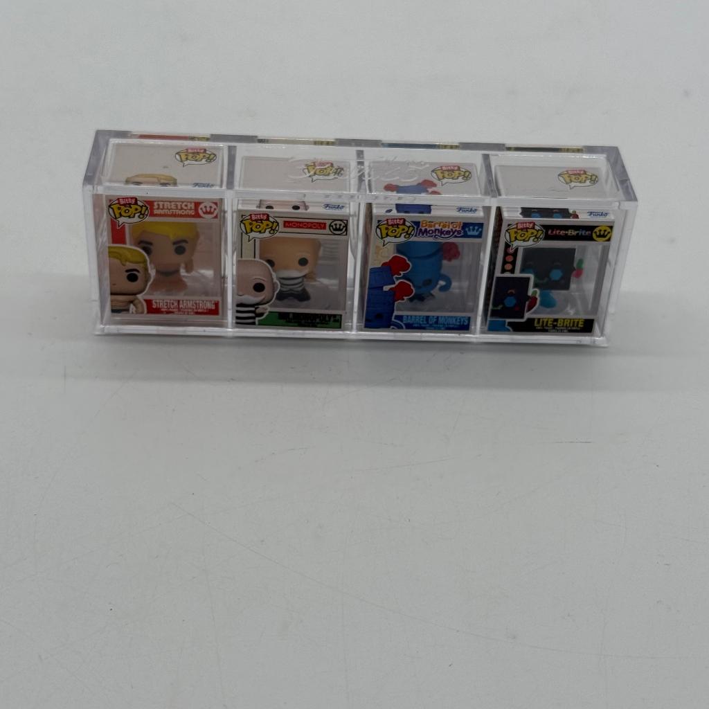 Bitty Pop! Retro Toys - Set van 4 Stuks - met case, Verzamelen, Poppetjes en Figuurtjes, Ophalen of Verzenden, Zo goed als nieuw