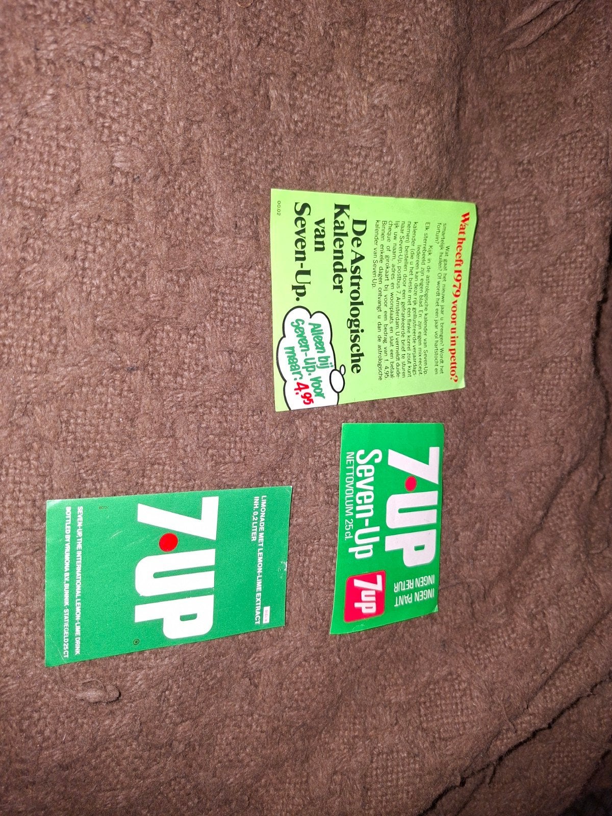 7up etiketten, Verzamelen, Ophalen of Verzenden, Huis en Inrichting