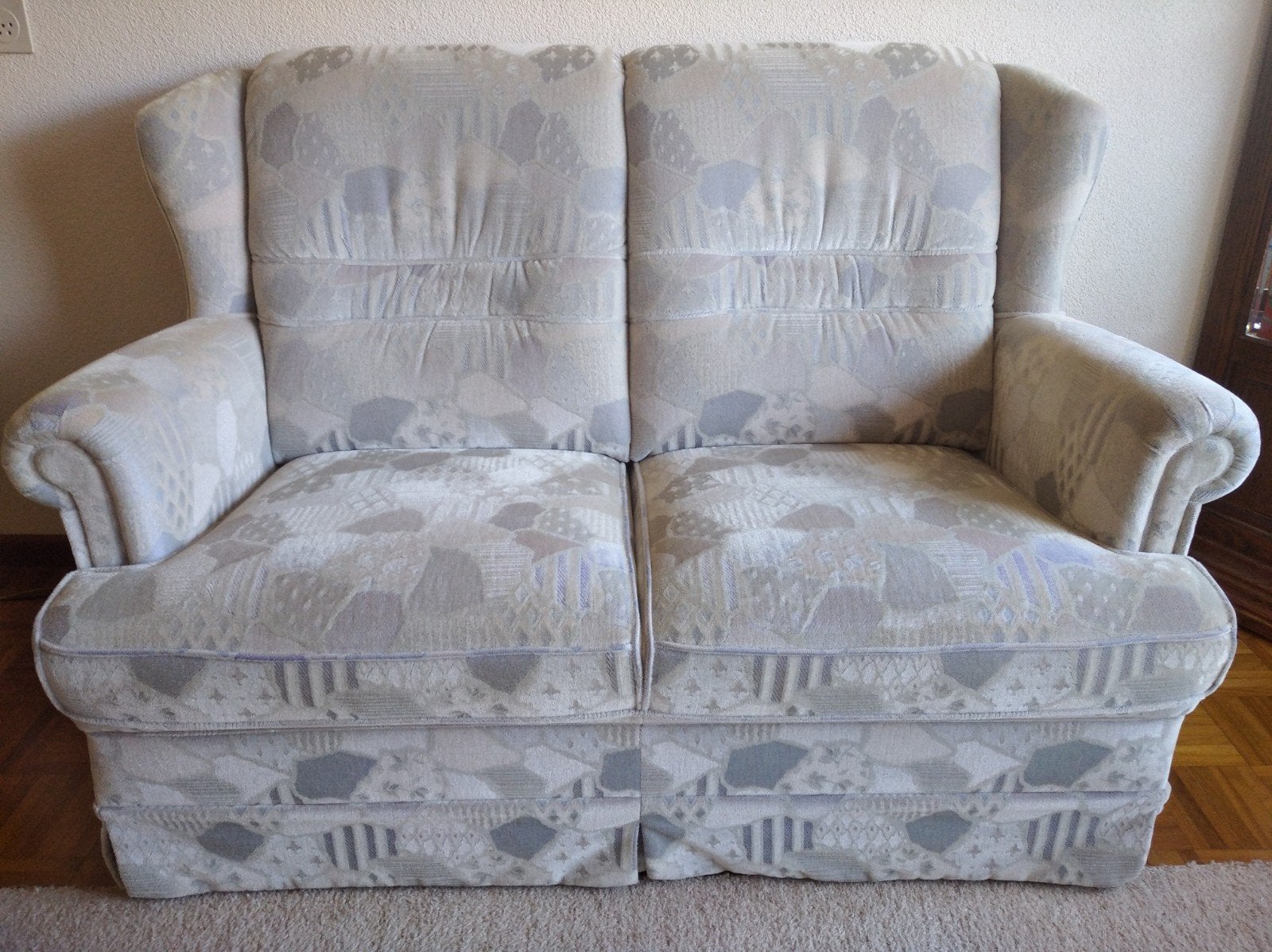 Comfortabele fauteuil en tweepersoonsbank, Ophalen, Gebruikt, Klassiek, Comfortabel, Tweepersoons