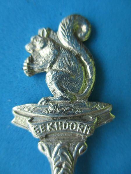 (A2781) Dierenbescherming Eekhoorn, Ophalen of Verzenden, Gebruikt, Overige materialen, Bestek