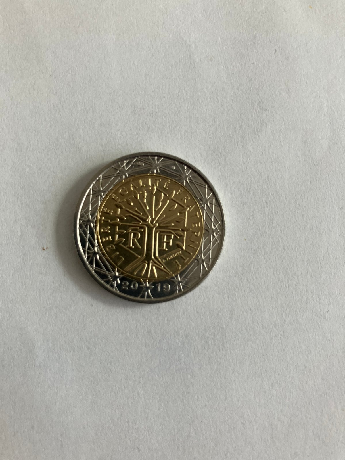2 euro 2019 Liberte  Egalite Fraternite, Postzegels en Munten, Munten | Europa | Euromunten, Ophalen of Verzenden, Frankrijk, 2 euro
