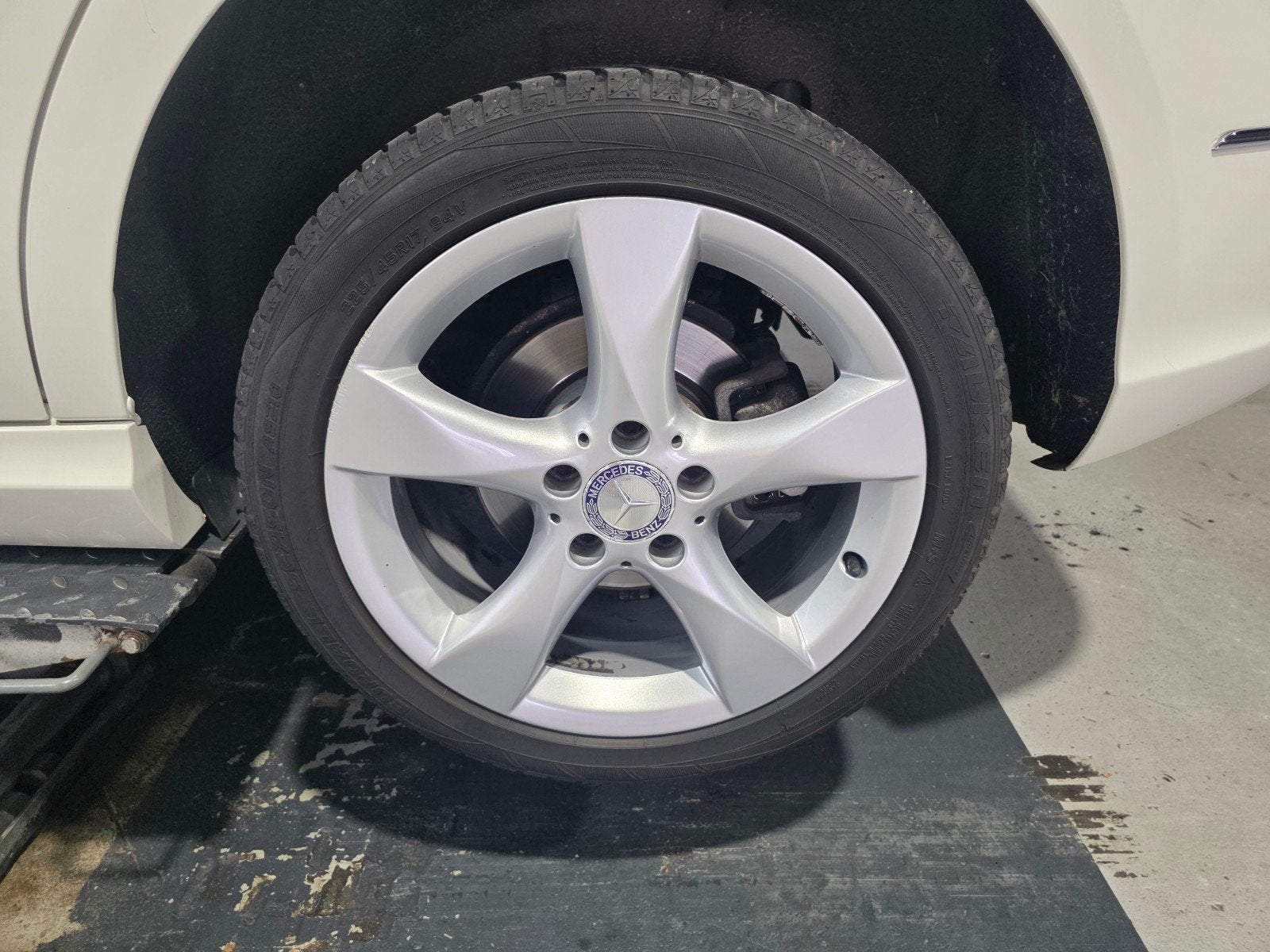 Set Mercedes velgen. B klasse., Ophalen, Gebruikt, Banden en Velgen, 17 inch