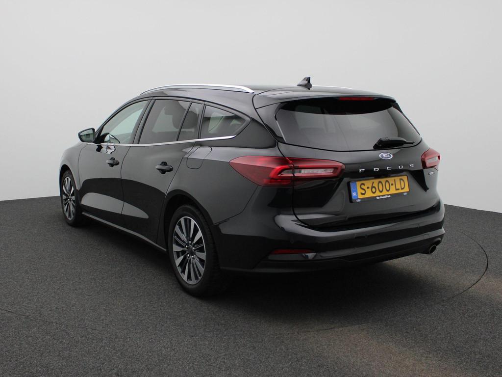 Ford Focus Wagon 1.0 EcoBoost Hybrid Titanium X | Cruise Con, Auto's, 12 maanden, Gebruikt, Euro 6, Zwart