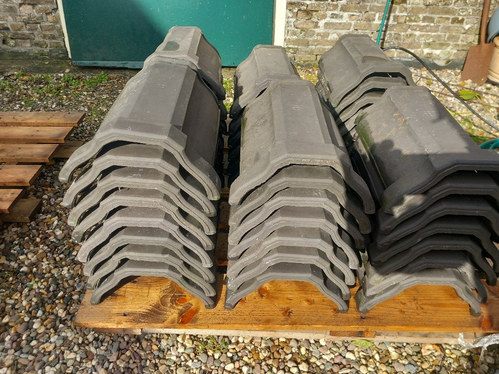 Mulden Nokvorsten ofwel Platte Vorsten als nieuw 140 stks