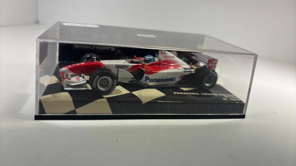 F1 panasonic Toyota tf102 m.salo minichamps 1.43, Auto, Ophalen of Verzenden, MiniChamps, A