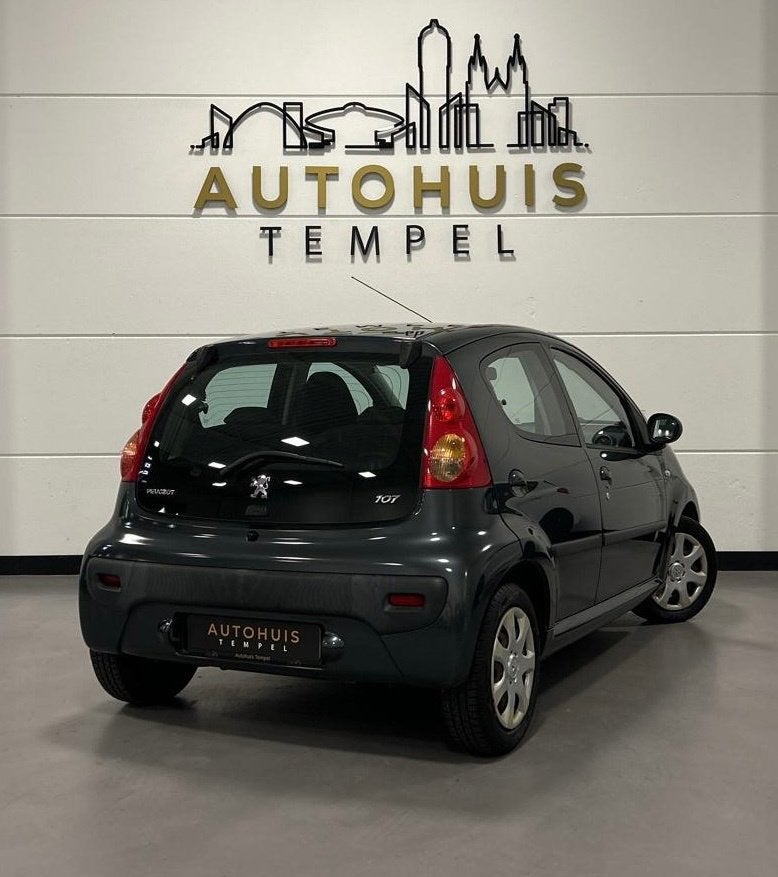 Peugeot 107 1.0-12V XS Nap Automaat Airco 5Deurs Isofix Cent, Auto's, Peugeot, Stof, Gebruikt, 4 stoelen, 68 pk