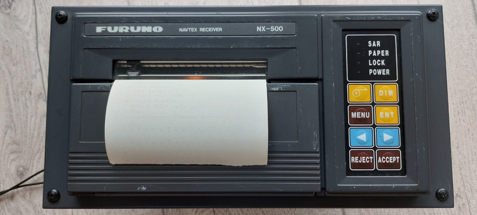 Furuno NX-500 NAVTEX RECEIVER 8522-1165, Ophalen of Verzenden, Zo goed als nieuw, Communicatie