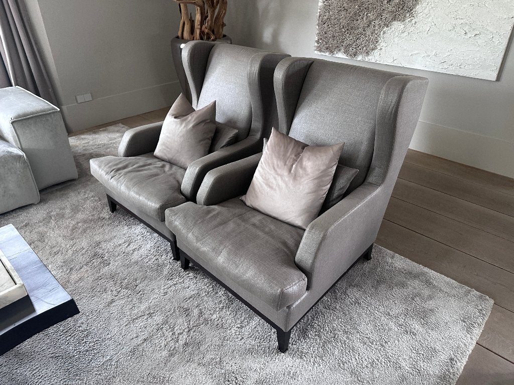Set van 2 originele Eric Kuster Metropolitan Luxury Lounge, Huis en Inrichting, Banken | Bankstellen, Ophalen, Zo goed als nieuw