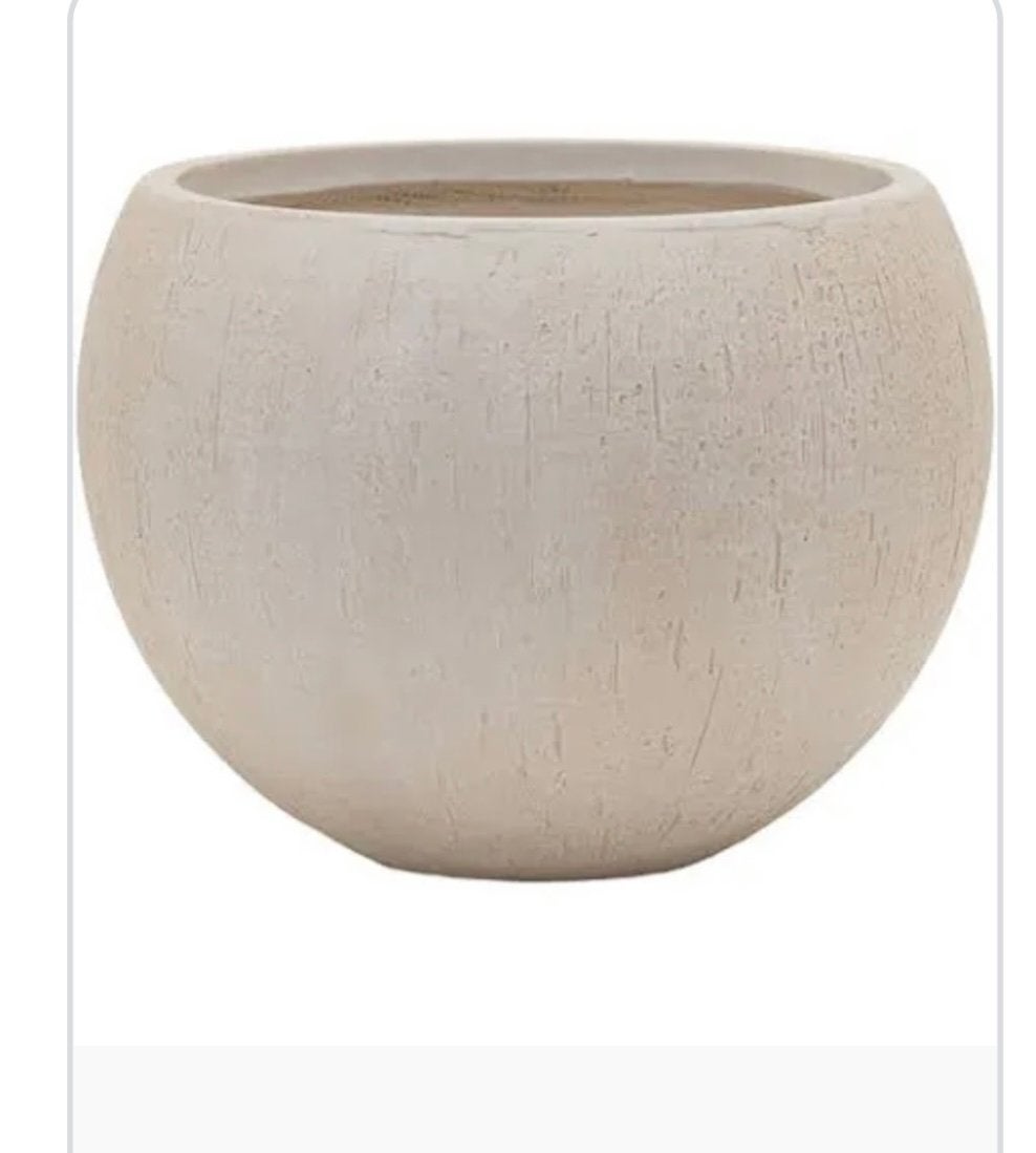 Gezocht : ronde bloempot. 40/50cm Ø (geen plastic), Kunststof, 40 cm of meer, Rond, Ophalen of Verzenden