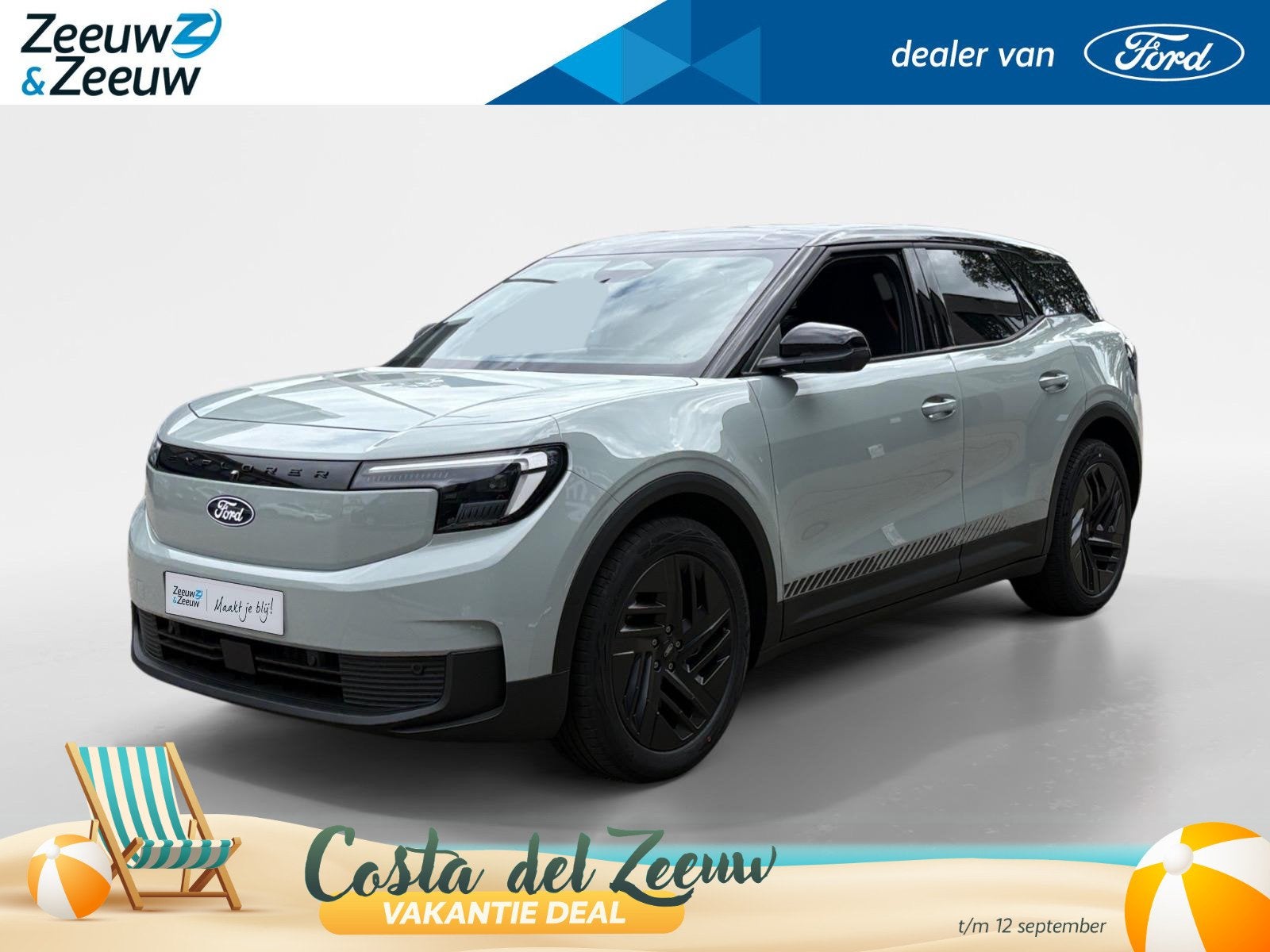 Ford Explorer Collection Extended Range RWD 79 kWh | Direct, Auto's, Ford, Automaat, 12 maanden, Achterwielaandrijving, Zwart