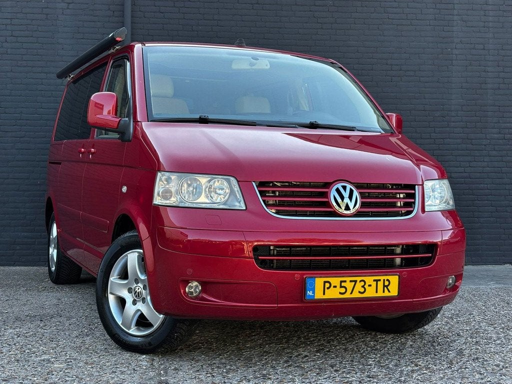 Volkswagen MULTIVAN 2.5TDI 128 KW CAMPER |7 PERSOONS |HEFDAK, Auto's, Volkswagen, Automaat, Gebruikt, Beige, Overige carrosserieën