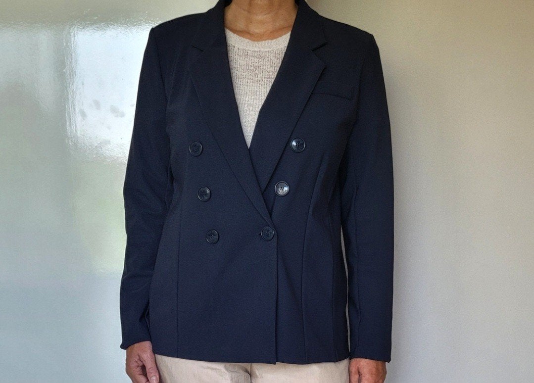 Studio Anneloes Blazer S Donkerblauw colbert, Studio Anneloes, Zo goed als nieuw, Jasje, Maat 36 (S)