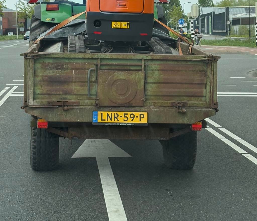 4 tons ( 3 zijdige ) kieper met Kenteken, zie omschrijving., Zakelijke goederen, Agrarisch | Werktuigen, Ophalen of Verzenden