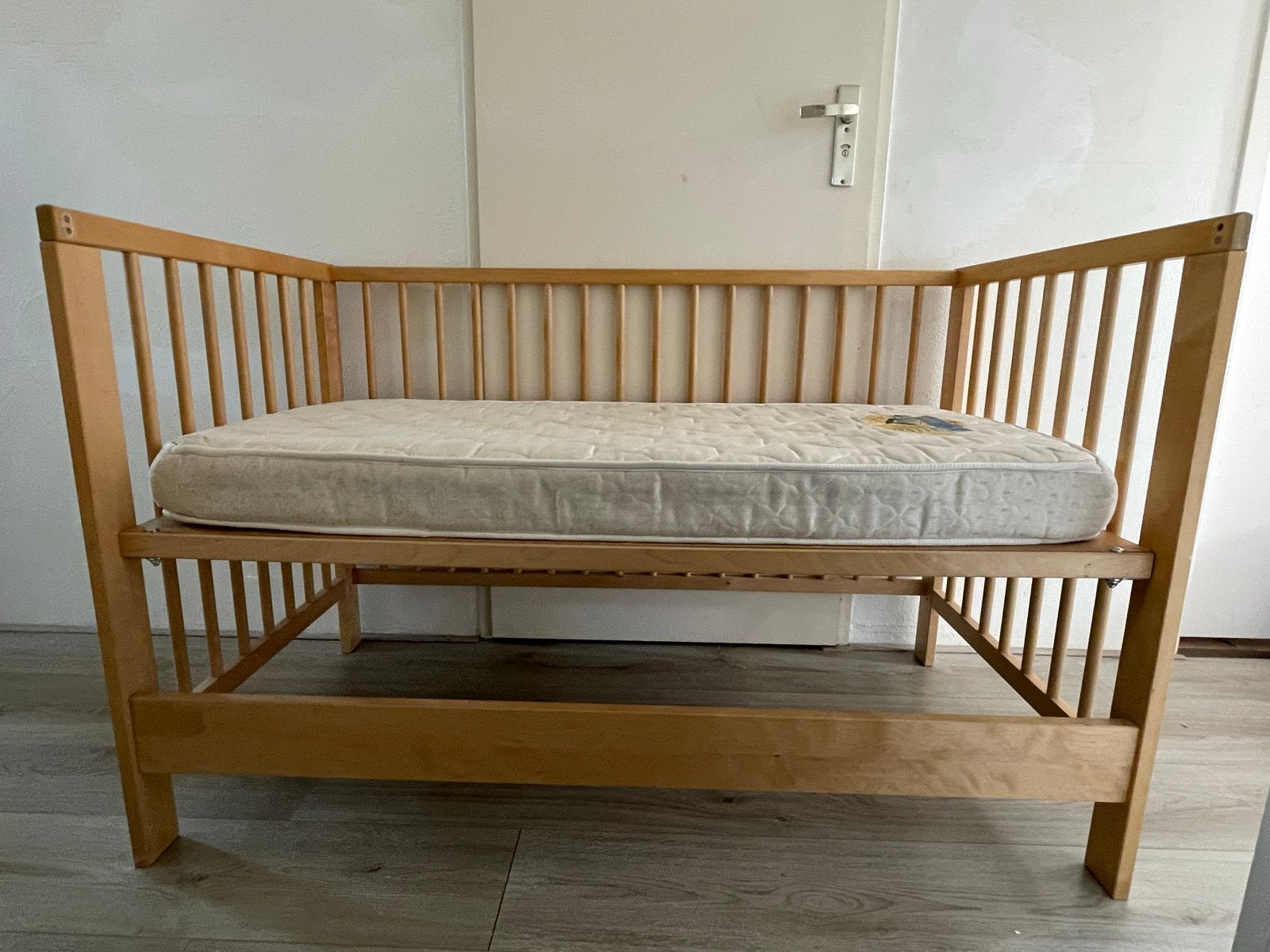 IKEA Gulliver cosleeper ledikant, Ophalen, Gebruikt, Minder dan 140 cm, Matras