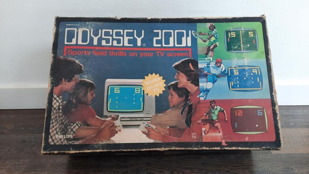 Vintage Philips Odyssey 2001 Spelcomputer 1977, Compleet, Ophalen of Verzenden, Philips