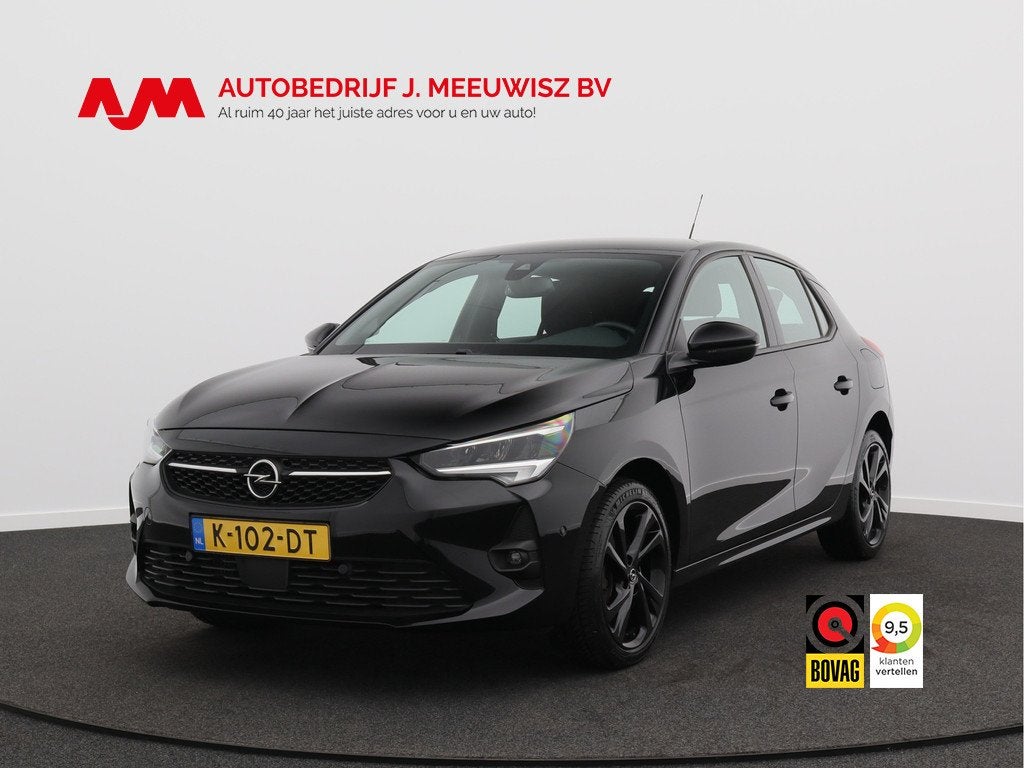 Opel Corsa 1.2 Turbo GS Line/ lage km/ compleet! (bj 2020), Auto's, Voorwielaandrijving, Gebruikt, Parkeersensor, Origineel Nederlands